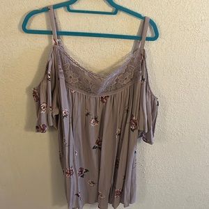 Torrid Brand Off The Shoulder Blouse